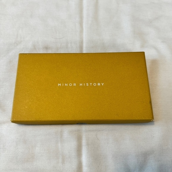 Minor History Leather Ledger Wallet in Black & Gray - Picture 8 of 8